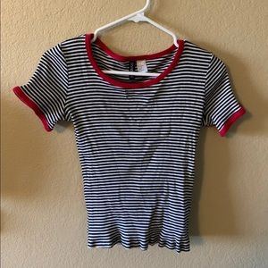 Striped Short Sleeve T-shirt
